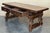 Brown 19th Century Spanish Low Console Table with Solomonic Legs & Two Carved Drawers, 1890 For Sale - Image 8 of 10