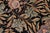Art Nouveau Pak-Persian Black/Green Wool Rug - 10'3'' X 14'3'' For Sale - Image 4 of 8