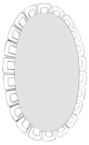 Wire Backlit Mirror, Germany, 1970s
