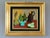 PEAR ARRANGEMENT Size: 13 x 15 inches (including frame) Tempera on board A charming and characterful interior still life...
