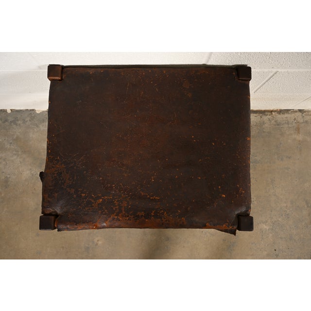 Early 20th Century Gustav Stickley Antique Mission Oak Arts & Crafts Stool or Ottoman, Circa 1910 For Sale - Image 5 of 10