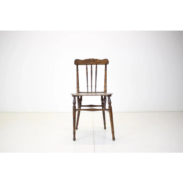 Wooden Chair, Czechoslovakia, 1910s For Sale - Image 3 of 12