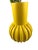 Ikea Large Ribbed Yellow Vase From Ikea Rare For Sale - Image 4 of 5