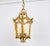 Metal Brass Lantern Pendant Light, Germany, 1960s For Sale - Image 7 of 11