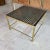 1960s Sensational Custom Side Table Brass and Iron Grate For Sale - Image 4 of 10