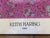 Original vintage 1986 Keith Haring art poster, printed in France by Nouvelles Images, featuring Haring's 1984 acrylic...