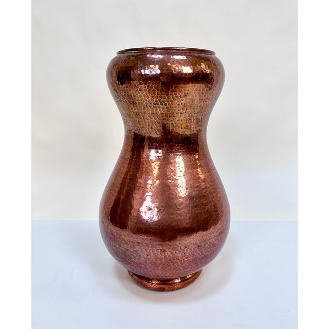 Large Amphora Vase in Embossed Copper by Egidio Casagrande, 1950s For Sale - Image 14 of 14