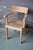 Patinated Wood Desk Chair, France, 1950 For Sale - Image 4 of 13