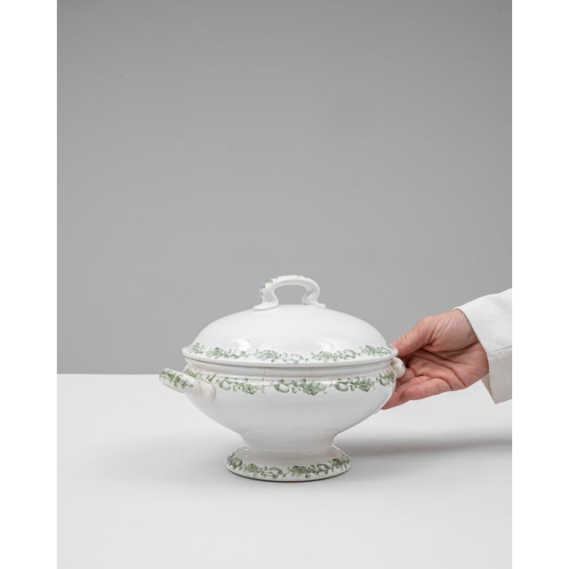 20th Century Dutch Special Edition Porcelain Tureen With Lid For Sale In Greensboro - Image 6 of 18