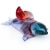 Vintage Murano Seguso Vetri d'Arte Sommerso Red Aqua Blue Purple Italian Art Glass Mom Baby Seals Sculpture For Sale In Orlando - Image 6 of 11