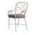 Not Yet Made - Made To Order Brown Jordan Calcutta Arm Chair, Dove frame with Fusion Taupe fabric For Sale - Image 5 of 11