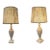 Vintage Italian Alabaster Table Lamps —a Pair For Sale