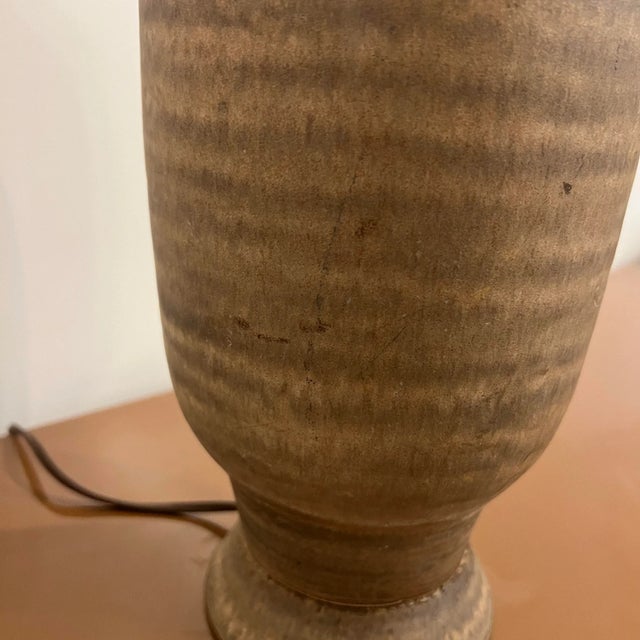 Mid 20th Century Pottery Lamp Design Technics For Sale In Cleveland - Image 6 of 11