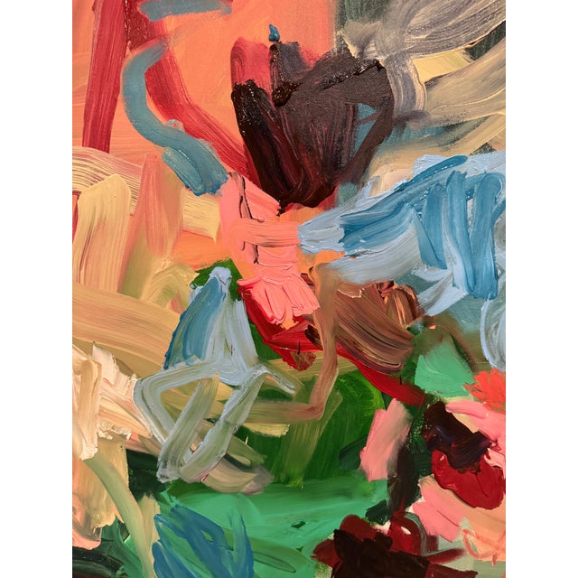 Contemporary “Red Velvet” Original Painting by Hayley Morèe For Sale - Image 3 of 3