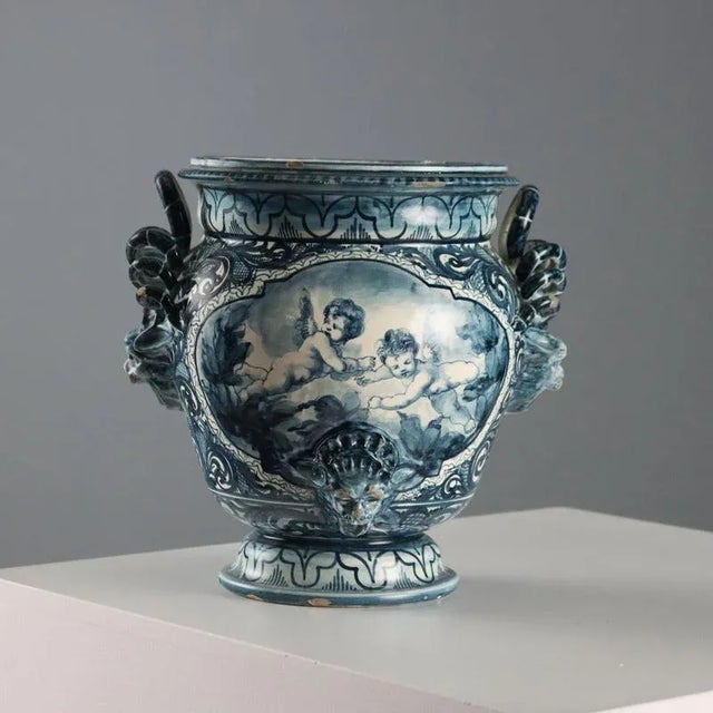 Majolica Jar from Spica Albisola For Sale - Image 13 of 13