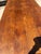 Wood Vintage Solid Plank Trestle Oak Farm Dining Table For Sale - Image 7 of 12