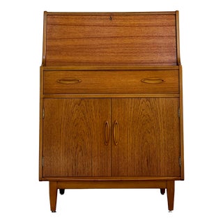Jentique Teak Writing Bureau, 1960s For Sale
