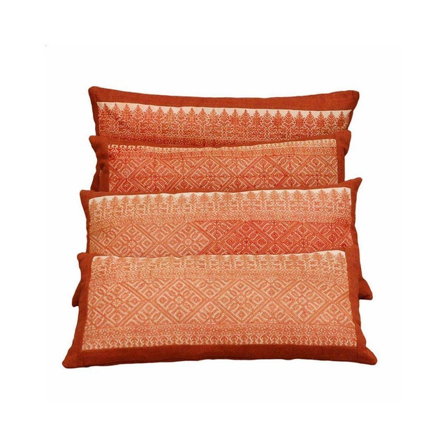 Antique Fez Embroidery Cushions For Sale - Image 3 of 3