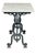 French Rectangular Bistro Table With Marble Top and Cast Iron Base For Sale In Austin - Image 6 of 13