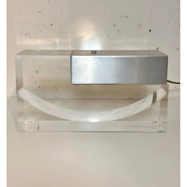 Acrylic Glass Tampon Lamp by Michel Bankowski for Distrimex, 1972 For Sale - Image 9 of 9