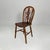 English vintage mid-19th century styles solid oak chairs, 1930s Set of six chairs made entirely of solid oak. The wagon-...