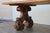 Vintage 1980s Custom French Style Solid Cedar Dining Table With Ornately Carved Pedestal Bases For Sale - Image 10 of 18
