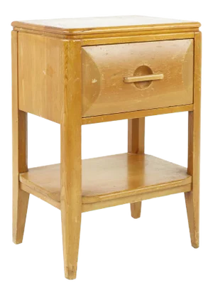 John Widdicomb Mid Century Blonde Nightstand