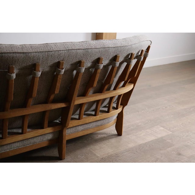 Gray Juliette Sofa by Guillerme and Chambron for Your Home, France, 1960s For Sale - Image 8 of 10