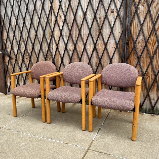 Set of 3 Mid Century Modern Artec Office Chairs For Sale - Image 13 of 13