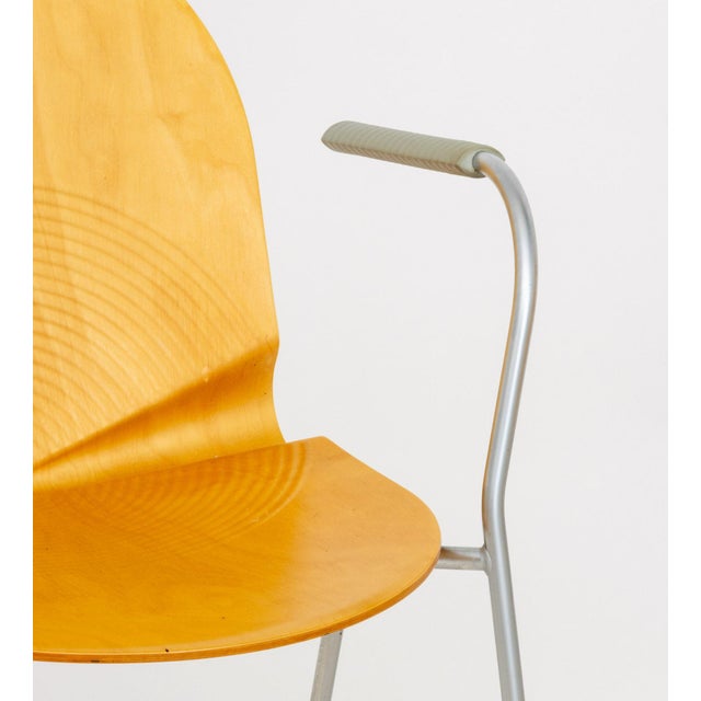 Set of Six Nanna Ditzel for Frederica Furniture "Sonar" Chairs For Sale - Image 11 of 13