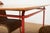 Wood Table with Chairs in Red Lacquered Tubular Steel by S. Meier for Rohrmöbelfabrik, 1920s, Set of 3 For Sale - Image 7 of 17