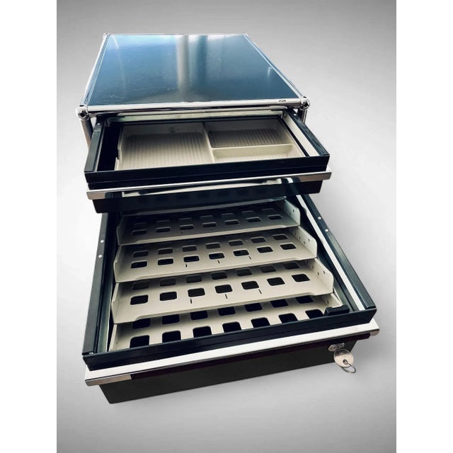 Metal Office Container by Fritz Haller and Paul Schärer for USM Haller, Switzerland For Sale - Image 7 of 8