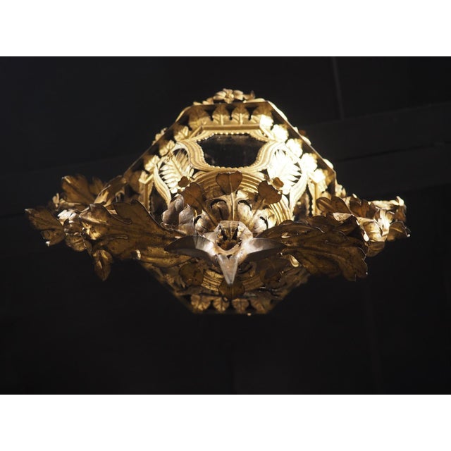 Late 18th Century Venetian Gilt Metal and Glass Lantern For Sale - Image 14 of 18