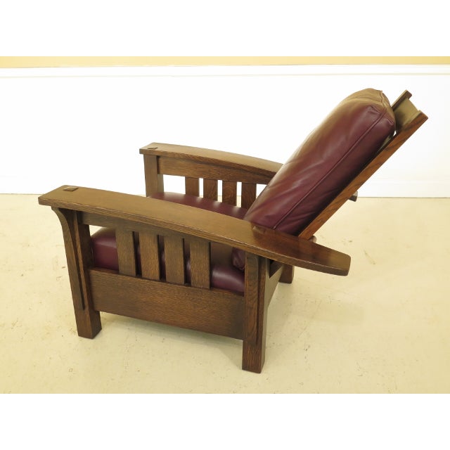 Stickley Bow Arm Mission Oak Morris Chair Chairish
