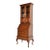 Ethan Allen Georgian Cherry Wood Bureau With Drop Front Secretary Desk and Bookcase Hutch, Circa 1970s For Sale