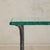 Black French Two-Tier Iron + Chiseled Glass Side Table, 1960s For Sale - Image 8 of 11