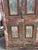 Vintage Hand-Carved Red Armoire | Rustic Farmhouse Storage Wardrobe Cabinet 70 For Sale In Orlando - Image 6 of 6