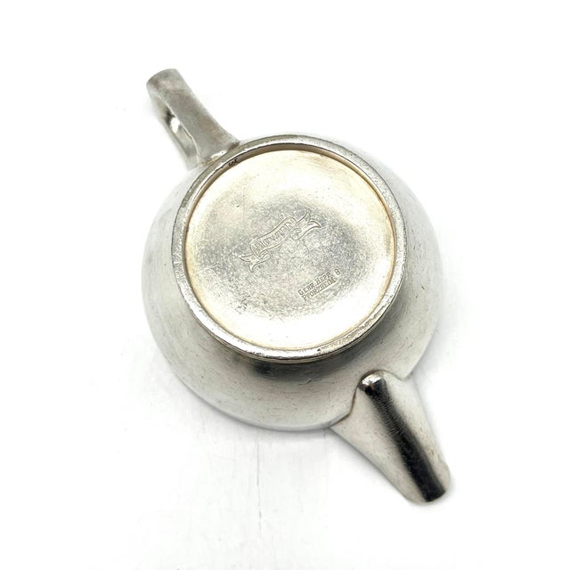 Silver Milk Jug in Hotel Silver by Gebrüder Hepp for P. Welter, 1920s For Sale - Image 8 of 12