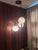 Made by the Cornell Lamp Company. Elegant vintage hanging lamp with decorative glass globes. This is for wired, hanging...