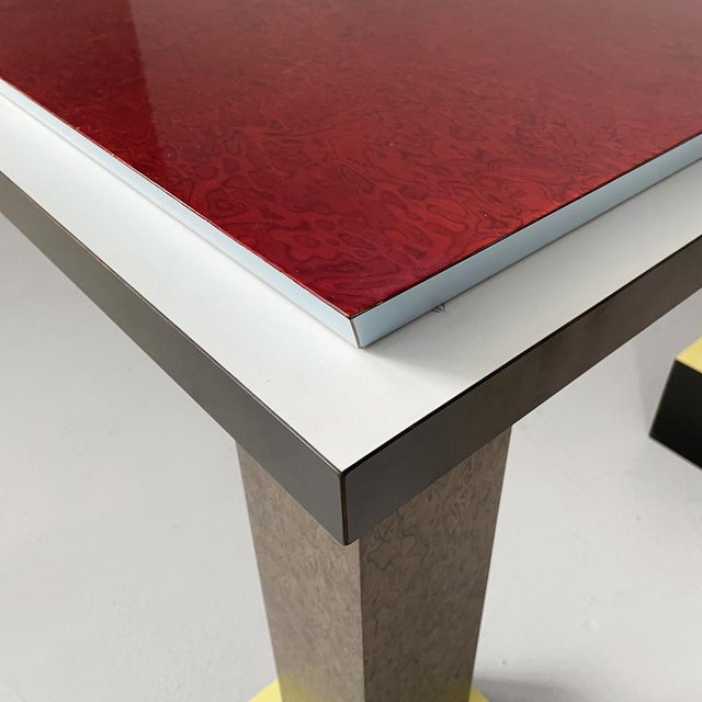 Italian Modern Dining Table by Ettore Sottsass, 1984 For Sale - Image 6 of 18