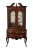 Keller Furniture Solid Cherry Traditional Style 40" Buffet W. Lighted Display China Cabinet 9672 For Sale In Kansas City - Image 6 of 12