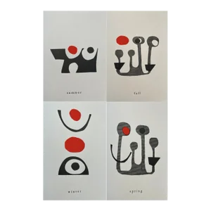 The Four Seasons, Letterpress Prints