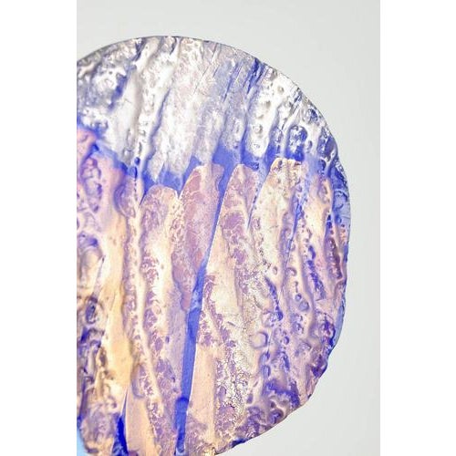 Sculptural Glass in Intense Cobalt Blue, 1993 For Sale - Image 3 of 5