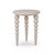 A unique piece that effortlessly combines contemporary design with playful elegance. This round side table features a...