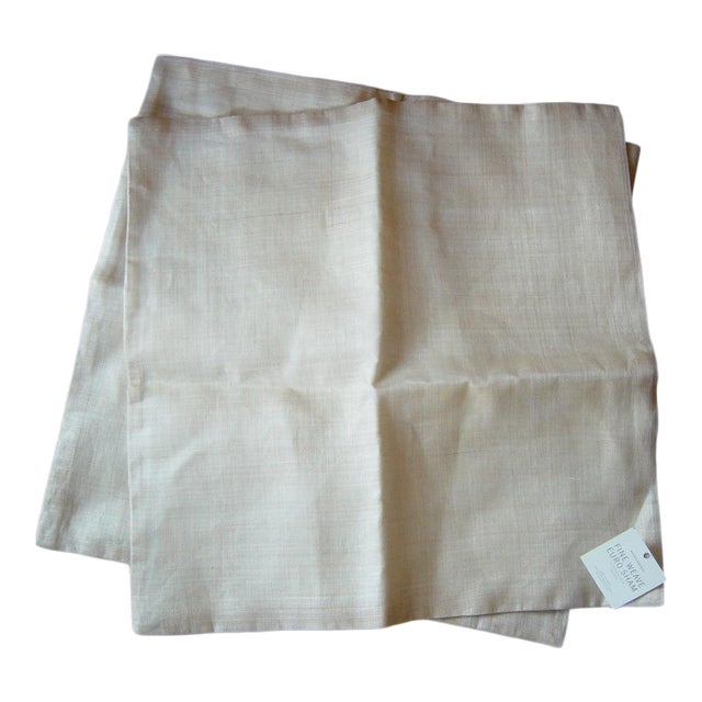 Banana Republic Organic Modern Woven Euro Sham Pillow Covers A