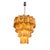 Contemporary Murano Glass Chandelier in Amber Opal from Justfurnituress SRL For Sale - Image 3 of 12