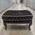 Textile Traditional Geometric Velvet Ottoman, Vintage For Sale - Image 7 of 12