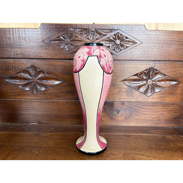 Art Deco Vase in Longwy Earthenware, 1920s For Sale - Image 12 of 13