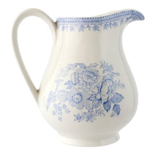 Mid 20th Century Burleigh English Asiatic Pheasant Pitcher For Sale