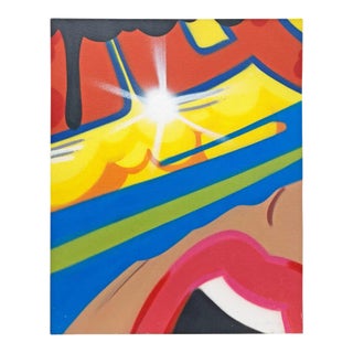 Crash (John "Crash" Matos) a Message From Marli, Graffiti Painting, 2011-2012 For Sale